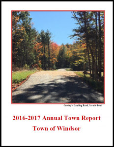 Windsor Maine Town Report - official site of the Town of Windsor Maine