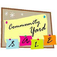 Community Yard Sale sign